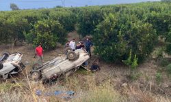 Adana'da iki otomobilin çarpıştığı kazada 2 kişi yaralandı