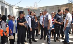 AFAD Başkanı Pehlivan, Mersin Silifke'de yangından etkilenen mahalleyi ziyaretinde konuştu: