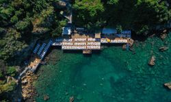 Antalya'nın mavi bayraklı falez plajları 200 bini aşkın ziyaretçiyi ağırladı