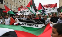 Avusturya'da Filistin'e destek gösterisinde İsrail'e yaptırım uygulanması istendi