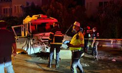 Aydın'da minibüs ile otomobilin çarpıştığı kazada 11 kişi yaralandı