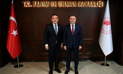 Bilecik Valisi Sözer, Tarım ve Orman Bakanı Yumaklı'yı ziyaret etti