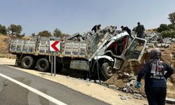 Bitlis'te kayaya çarpan kamyonun sürücüsü öldü