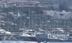 Bodrum'da motoryatta çıkan yangın söndürüldü
