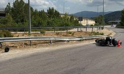 Bursa'da bariyere çarpan motosikletin sürücüsü öldü