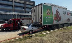 Bursa'da tıra arkadan çarpan otomobilin sürücüsü öldü