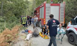 Çanakkale'de uçuruma devrilen ATV'deki 2 kişi yaralandı