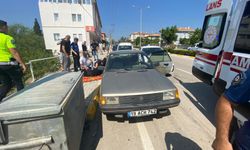 Çorum'da trafik kazasında 1 kişi yaralandı
