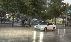Edirne'de sağanak etkili oldu
