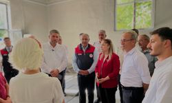 Elazığ'da yangında leblebi üretim tesisi zarar gören kadın kooperatifine destek
