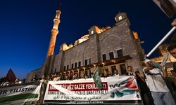 Fatih'te Filistin'e destek yürüyüşü