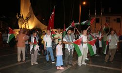 Gazze'de gazetecileri öldüren İsrail, Antalya'da protesto edildi