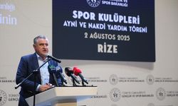 Gençlik ve Spor Bakanı Bak, Rize'de Amatör Spor Kulüpleri Ödül Töreninde konuştu: