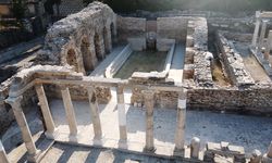 "Gladyatörler kenti" Stratonikeia'nın Roma hamamında 1900 yıl sonra su aktı