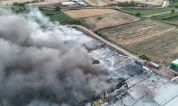 GÜNCELLEME - Balıkesir'de süt ürünleri fabrikasında çıkan yangın kontrol altına alındı