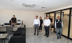 Hatay Valisi Masatlı Samandağ'da hizmete giren Hükümet Konağı'nı inceledi