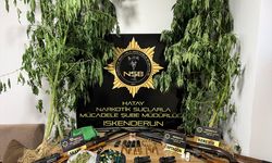Hatay'da makilik alanda 7 silah ve uyuşturucu ele geçirildi