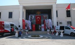 Hatay'da sınır güvenliği için 7 dron ve 2 mobil göç aracı hizmete girdi