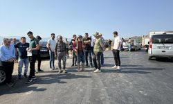 İzmir'in Tire ilçesinde "vahşi çöp depolama" eylemi
