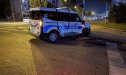 Kahramanmaraş'ta polis aracı ile otomobilin çarpıştığı kazada 2'si polis 5 kişi yaralandı
