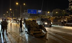 Kahramanmaraş'ta takla atan otomobilin sürücüsü yaralandı