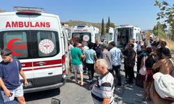 Kuşadası'nda devrilen tur minibüsündeki 7 turist yaralandı