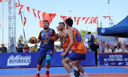 Lite Quest 3x3 Uluslararası Basketbol Turnuvası Kayseri'de sürüyor