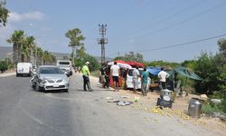Mersin'de park halindeki araca çarpan otomobilin sürücüsü kaçtı