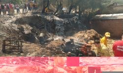 Muğla'da devrilmesinin ardından alev alan traktörün sürücüsü öldü