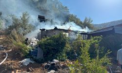 Muğla'da uyuşturucu madde bağımlısı olduğu iddia edilen genç evini ateşe verdi