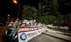 Sağlık-Sen'den 112 dakikalık oturma eylemi