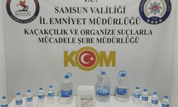 Samsun'da sahte içki üreten şüpheli gözaltına alındı