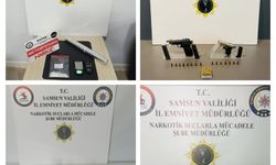 Samsun'da uyuşturucu ve ruhsatsız silah operasyonunda 7 kişi yakalandı