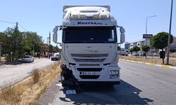 Sivas'ta tırla çarpışan motosikletin sürücüsü öldü