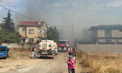 Tekirdağ'da otluk alanda çıkan yangın söndürüldü