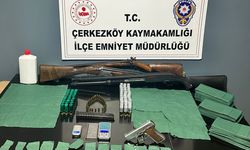 Tekirdağ'da ruhsatsız silah ve uyuşturucu operasyonunda yakalanan şüpheli tutuklandı