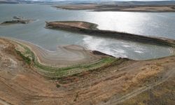 Tekirdağ'daki Karaiğdemir Barajı'nın doluluk oranı kuraklık nedeniyle düştü