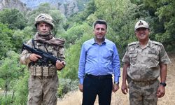Tunceli Valisi Aygöl, Ali Boğazı bölgesinde incelemelerde bulundu