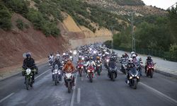 Tunceli'de MamekiFest etkinlikleri kapsamında motosiklet turu yapıldı