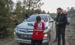 Türk Kızılay orman yangınlarıyla mücadeleye desteğini sürdürüyor