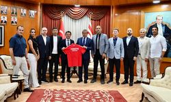 Türkiye Cimnastik Federasyonu heyetinden KKTC'ye ziyaret