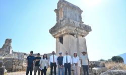 Vali Hulusi Şahin, Xanthos ve Patara antik kentlerinde incelemelerde bulundu