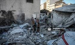 İsrail’in Gazze’de hedef aldığı El-Selam Kulesi tamamen yıkıldı