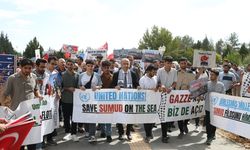 Adıyaman Üniversitesi'nde Gazze'ye destek yürüyüşü düzenlendi