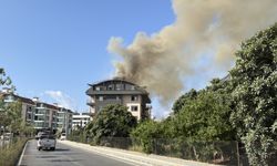 Alanya'da inşaat halindeki binada çıkan yangın söndürüldü