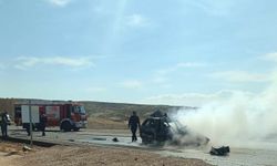 Ankara'da tırla çarpışıp alev alan otomobilin sürücüsü öldü