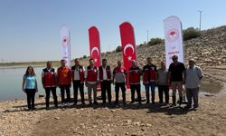 Atatürk Baraj Göleti'ne 1 milyon 75 bin balık yavrusu bırakıldı