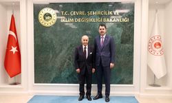 Bakan Kurum, eski TBMM Başkanlarından Hikmet Çetin ile görüştü
