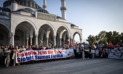 Başkentte Filistin ve Küresel Sumud Filosu'na destek