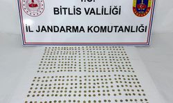 Bitlis'te Roma dönemine ait 500 sikke ele geçirildi